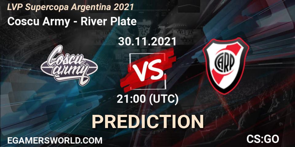 Coscu Army - River Plate: ennuste. 30.11.2021 at 21:00, Counter-Strike (CS2), LVP Supercopa Argentina 2021