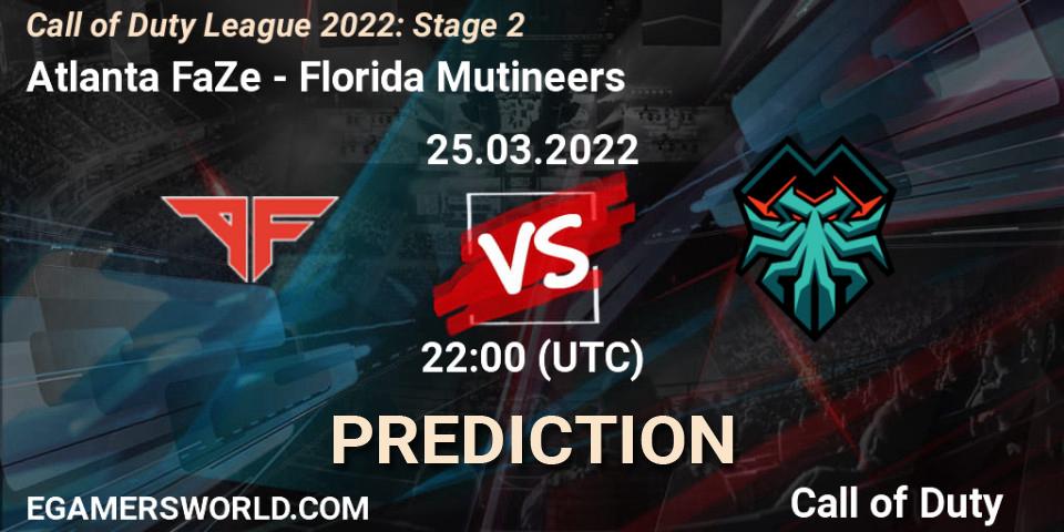 Atlanta FaZe - Florida Mutineers: ennuste. 25.03.22, Call of Duty, Call of Duty League 2022: Stage 2
