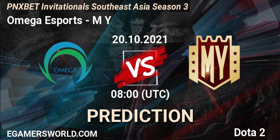 Omega Esports - M Y: ennuste. 20.10.2021 at 08:15, Dota 2, PNXBET Invitationals Southeast Asia Season 3