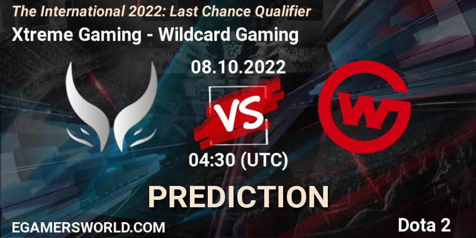 Xtreme Gaming - Wildcard Gaming: ennuste. 08.10.22, Dota 2, The International 2022: Last Chance Qualifier