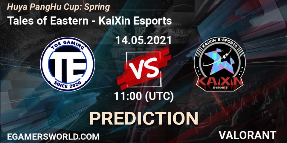 Tales of Eastern - KaiXin Esports: ennuste. 13.05.2021 at 06:00, VALORANT, Huya PangHu Cup: Spring