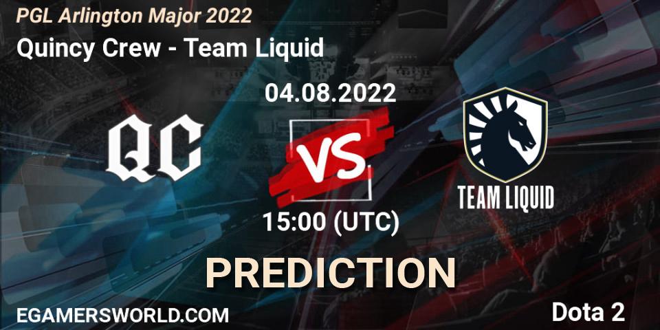 Soniqs - Team Liquid: ennuste. 04.08.2022 at 15:07, Dota 2, PGL Arlington Major 2022 - Group Stage