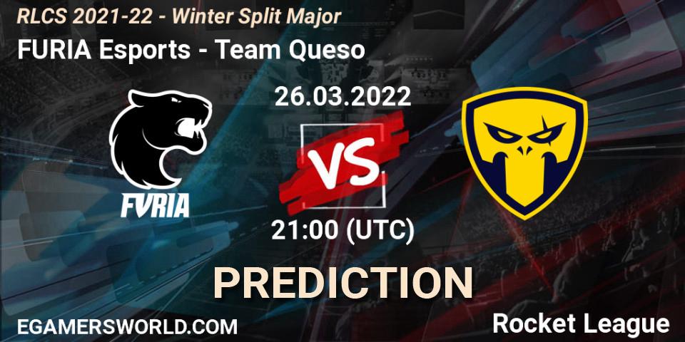 FURIA Esports - Team Queso: ennuste. 26.03.22, Rocket League, RLCS 2021-22 - Winter Split Major