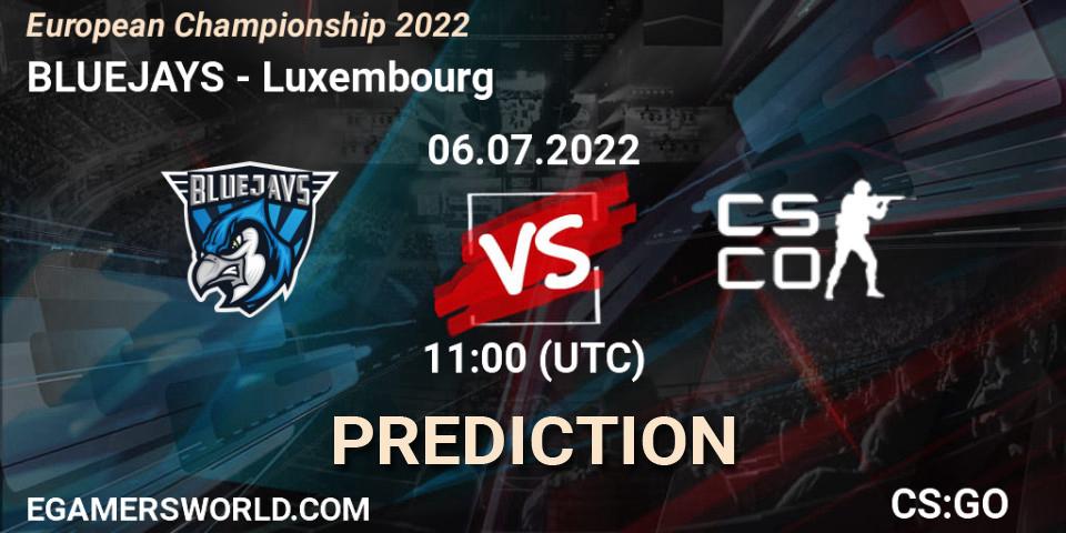 BLUEJAYS - Luxembourg: ennuste. 06.07.22, CS2 (CS:GO), European Championship 2022