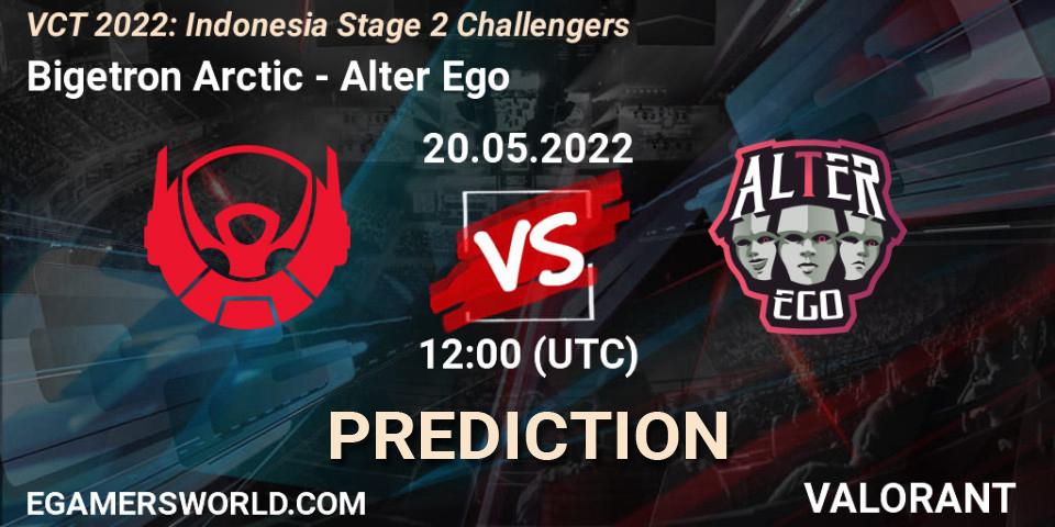 Bigetron Arctic - Alter Ego: ennuste. 20.05.2022 at 14:10, VALORANT, VCT 2022: Indonesia Stage 2 Challengers
