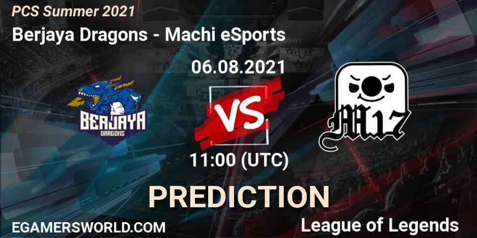 Berjaya Dragons - Machi eSports: ennuste. 06.08.21, LoL, PCS Summer 2021