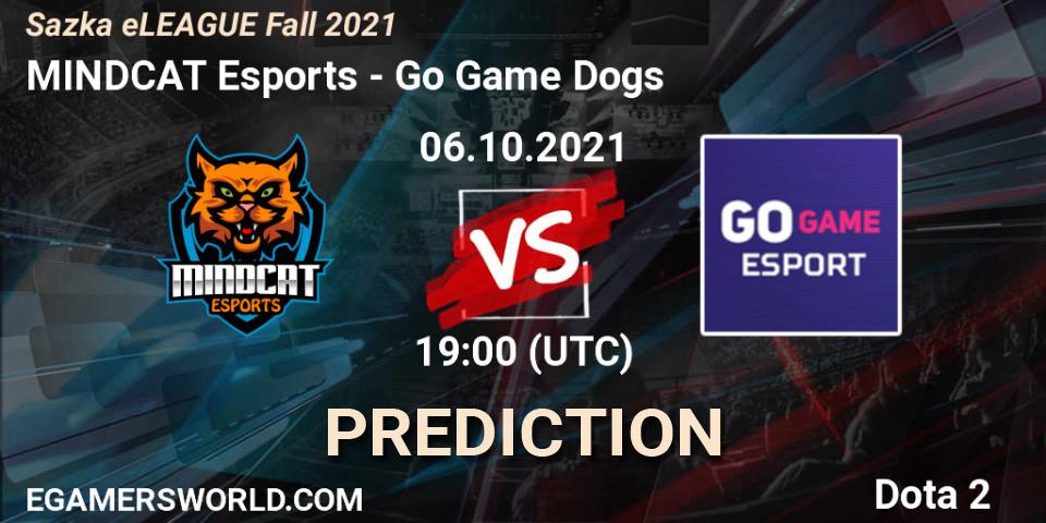 MINDCAT Esports - Go Game Dogs: ennuste. 06.10.2021 at 19:30, Dota 2, Sazka eLEAGUE Fall 2021