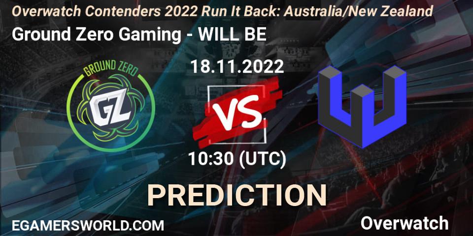 Ground Zero Gaming - WILL BE: ennuste. 18.11.2022 at 10:30, Overwatch, Overwatch Contenders 2022 - Australia/New Zealand - November