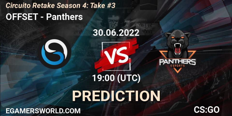 OFFSET - Panthers: ennuste. 30.06.22, CS2 (CS:GO), Circuito Retake Season 4: Take #3