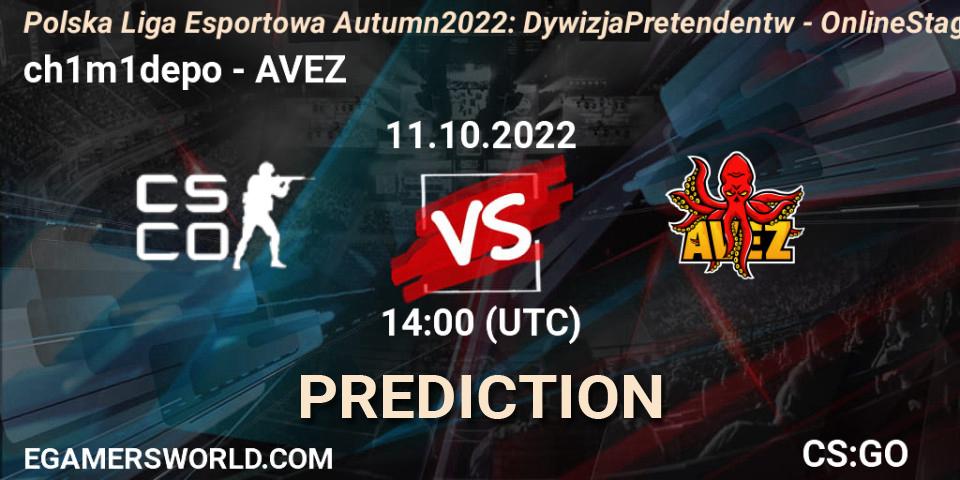 ch1m1depo - AVEZ: ennuste. 11.10.2022 at 14:00, Counter-Strike (CS2), Polska Liga Esportowa Autumn 2022: Dywizja Pretendentów - Online Stage