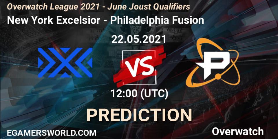 New York Excelsior - Philadelphia Fusion: ennuste. 22.05.21, Overwatch, Overwatch League 2021 - June Joust Qualifiers
