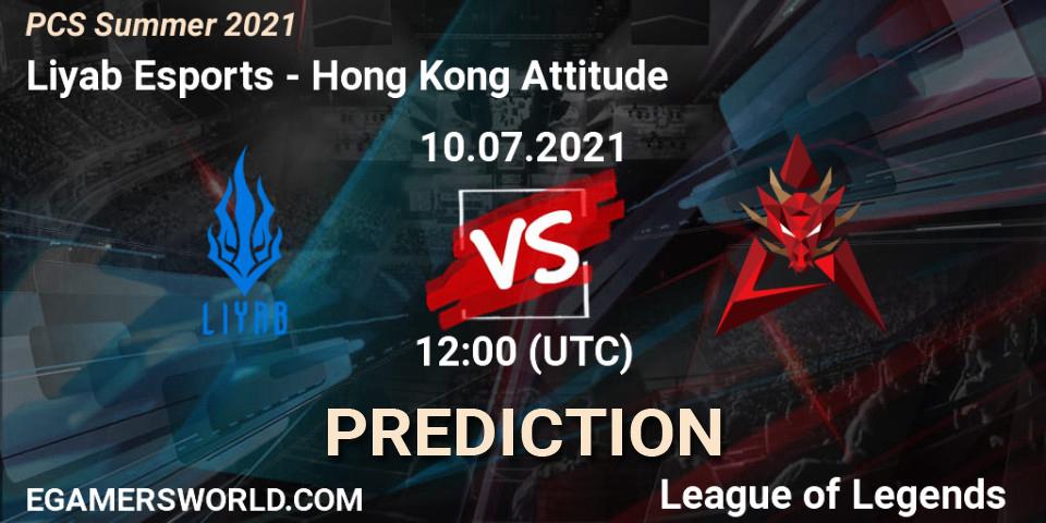 Liyab Esports - Hong Kong Attitude: ennuste. 10.07.2021 at 12:00, LoL, PCS Summer 2021