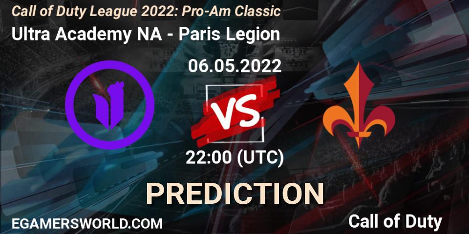 Ultra Academy NA - Paris Legion: ennuste. 06.05.2022 at 22:00, Call of Duty, Call of Duty League 2022: Pro-Am Classic