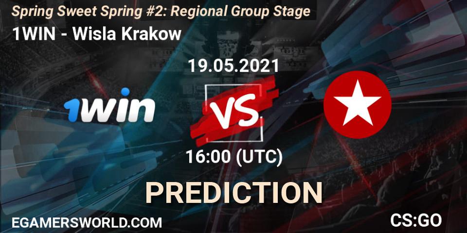 1WIN - Wisla Krakow: ennuste. 19.05.2021 at 16:10, Counter-Strike (CS2), Spring Sweet Spring #2: Regional Group Stage