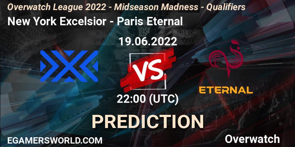 New York Excelsior - Paris Eternal: ennuste. 19.06.22, Overwatch, Overwatch League 2022 - Midseason Madness - Qualifiers
