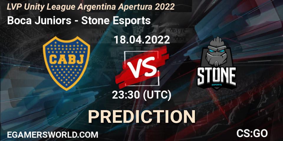 Boca Juniors - Stone Esports: ennuste. 27.04.2022 at 23:30, Counter-Strike (CS2), LVP Unity League Argentina Apertura 2022