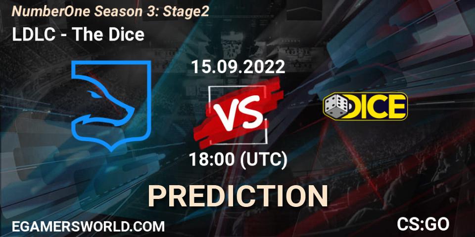 LDLC - The Dice: ennuste. 15.09.2022 at 18:00, Counter-Strike (CS2), NumberOne Season 3: Stage 2