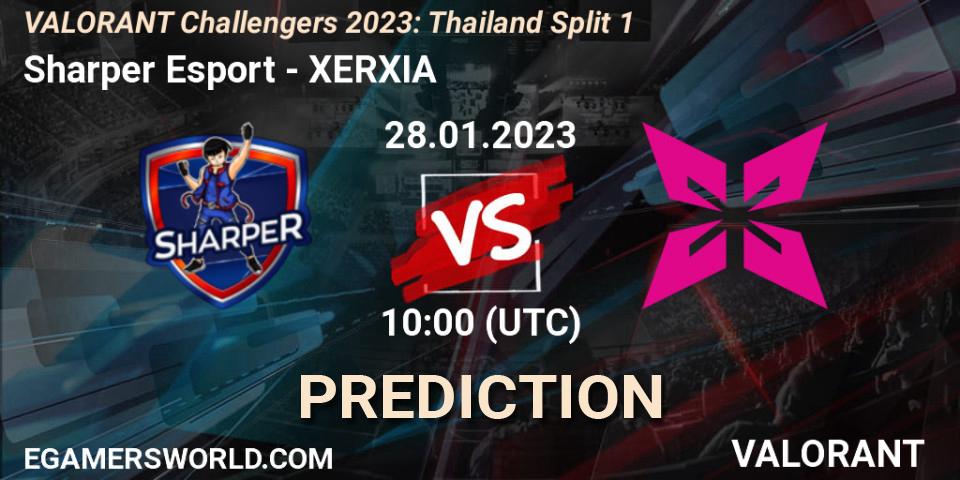 Sharper Esport - XERXIA: ennuste. 28.01.23, VALORANT, VALORANT Challengers 2023: Thailand Split 1