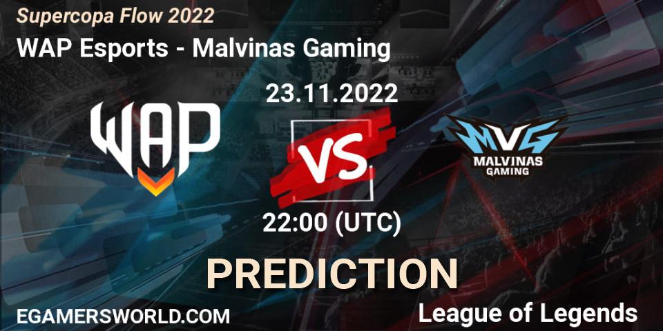 WAP Esports - Malvinas Gaming: ennuste. 23.11.22, LoL, Supercopa Flow 2022