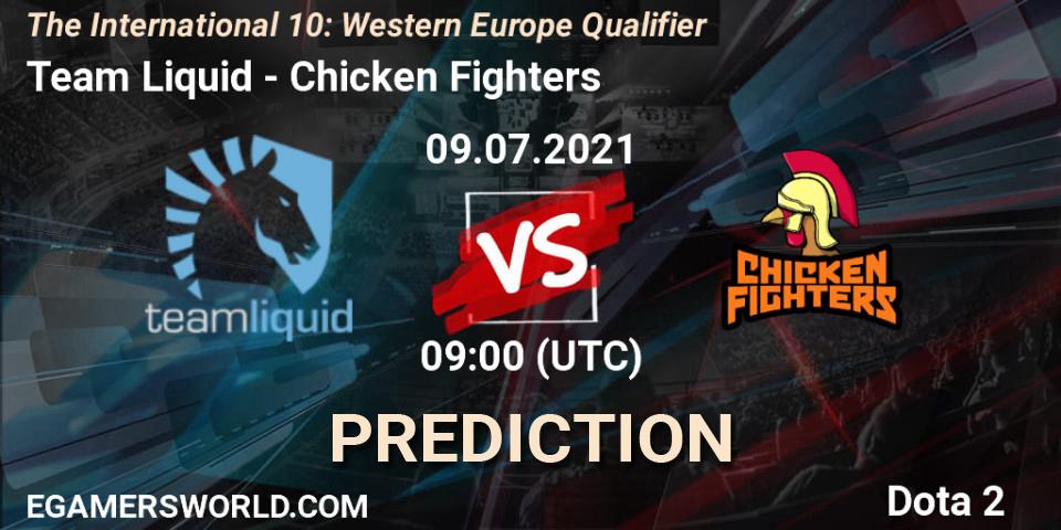 Team Liquid - Chicken Fighters: ennuste. 09.07.2021 at 09:04, Dota 2, The International 10: Western Europe Qualifier
