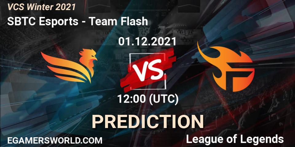 SBTC Esports - Team Flash: ennuste. 01.12.2021 at 12:00, LoL, VCS Winter 2021