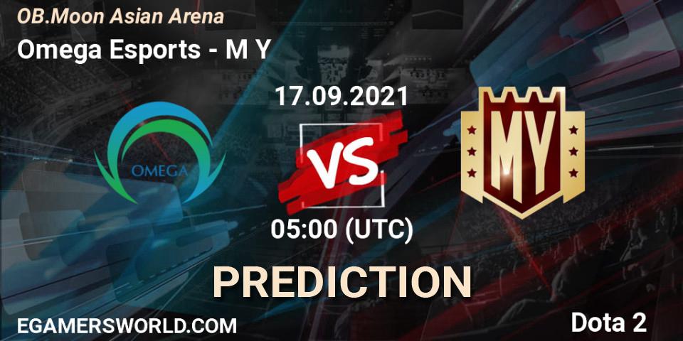 Omega Esports - M Y: ennuste. 17.09.2021 at 05:03, Dota 2, OB.Moon Asian Arena