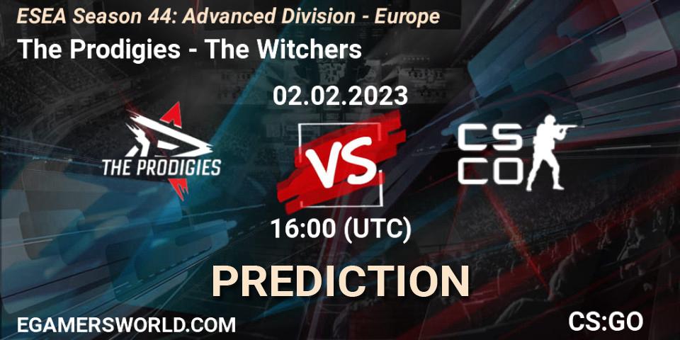 The Prodigies - The Witchers: ennuste. 02.02.23, CS2 (CS:GO), ESEA Season 44: Advanced Division - Europe