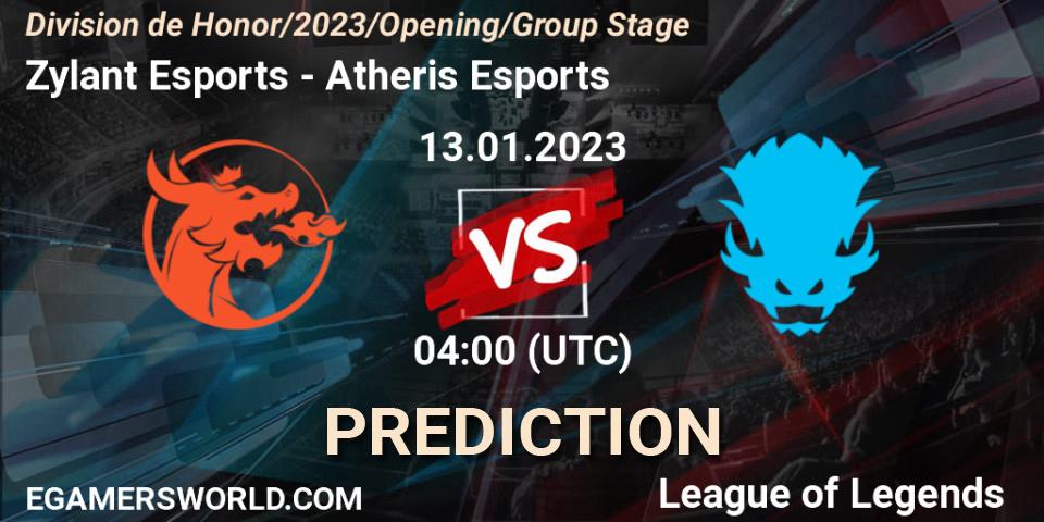 Zylant Esports - Atheris Esports: ennuste. 13.01.2023 at 04:00, LoL, División de Honor Opening 2023 - Group Stage