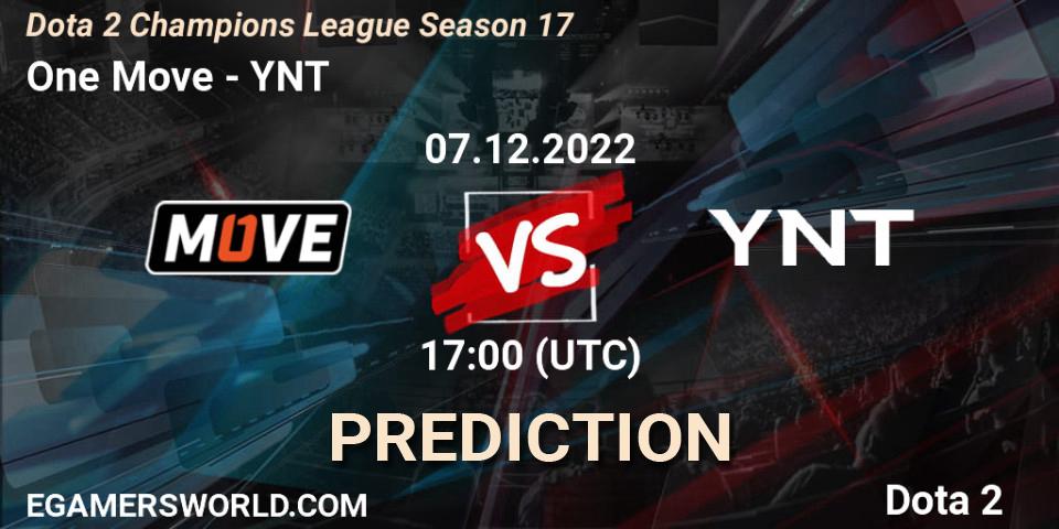 One Move - YNT: ennuste. 07.12.22, Dota 2, Dota 2 Champions League Season 17