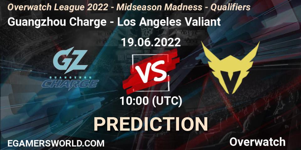 Guangzhou Charge - Los Angeles Valiant: ennuste. 26.06.2022 at 10:00, Overwatch, Overwatch League 2022 - Midseason Madness - Qualifiers