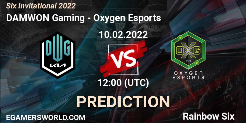 DAMWON Gaming - Oxygen Esports: ennuste. 10.02.2022 at 12:00, Rainbow Six, Six Invitational 2022