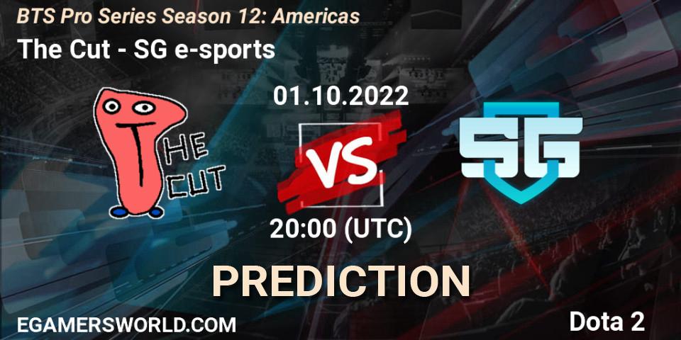 The Cut - SG e-sports: ennuste. 01.10.22, Dota 2, BTS Pro Series Season 12: Americas