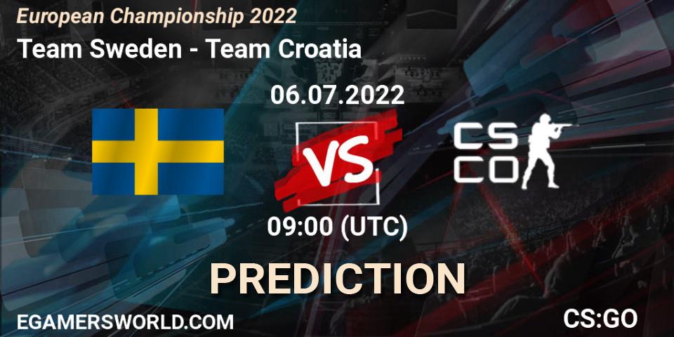 Team Sweden - Team Croatia: ennuste. 06.07.2022 at 10:10, Counter-Strike (CS2), European Championship 2022