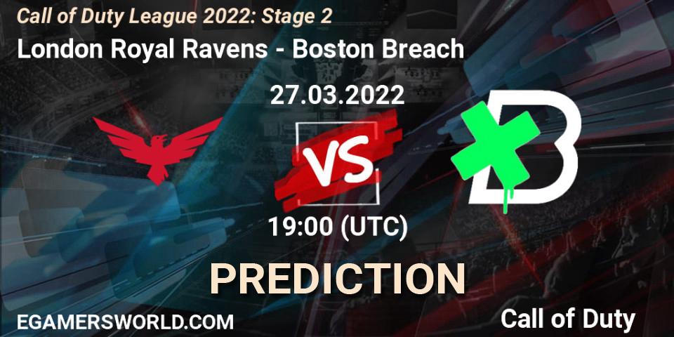 London Royal Ravens - Boston Breach: ennuste. 27.03.22, Call of Duty, Call of Duty League 2022: Stage 2