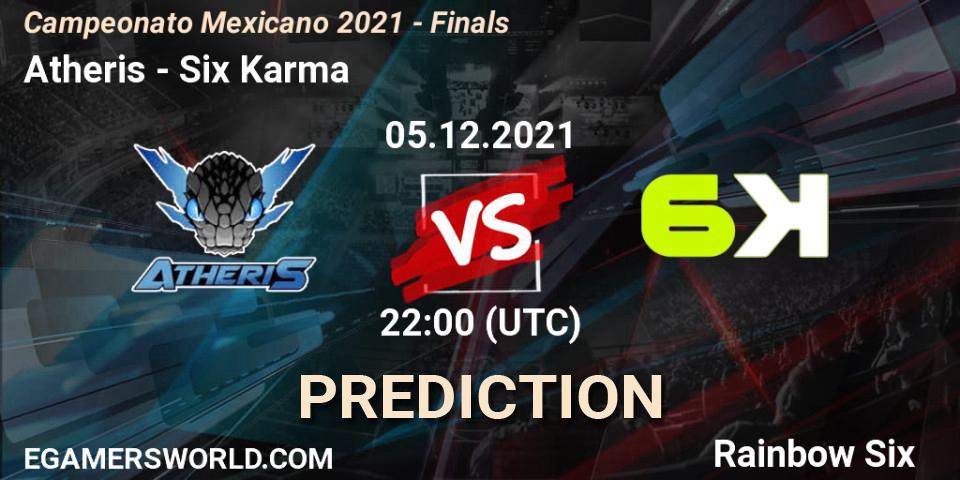 Atheris - Six Karma: ennuste. 05.12.2021 at 20:00, Rainbow Six, Campeonato Mexicano 2021 - Finals