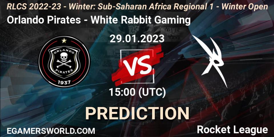 Orlando Pirates - White Rabbit Gaming: ennuste. 29.01.2023 at 15:00, Rocket League, RLCS 2022-23 - Winter: Sub-Saharan Africa Regional 1 - Winter Open