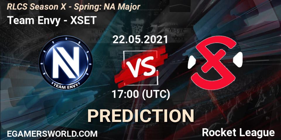 Team Envy - XSET: ennuste. 22.05.2021 at 17:00, Rocket League, RLCS Season X - Spring: NA Major