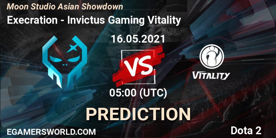 Execration - Invictus Gaming Vitality: ennuste. 16.05.2021 at 05:21, Dota 2, Moon Studio Asian Showdown