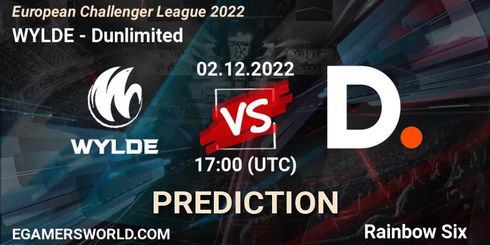 WYLDE - Dunlimited: ennuste. 02.12.22, Rainbow Six, European Challenger League 2022