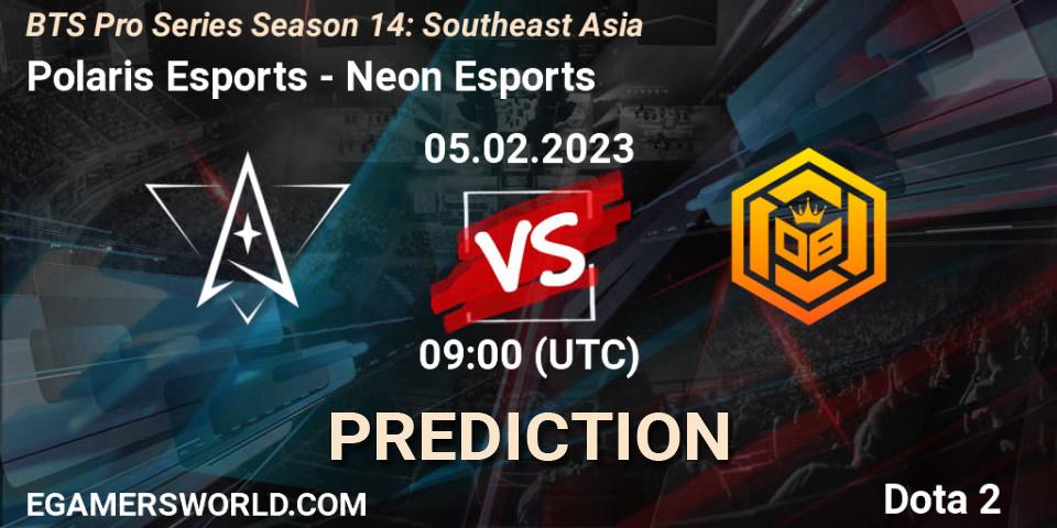 Polaris Esports - Neon Esports: ennuste. 05.02.23, Dota 2, BTS Pro Series Season 14: Southeast Asia