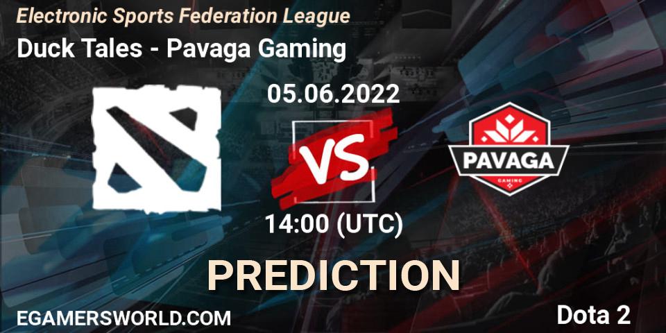 Duck Tales - Pavaga Gaming: ennuste. 06.06.2022 at 17:00, Dota 2, Electronic Sports Federation League