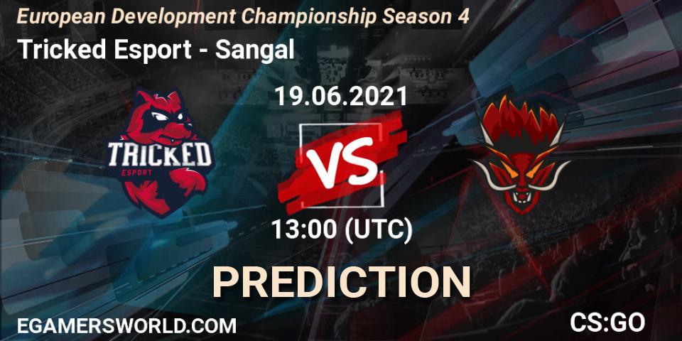 Tricked Esport - Sangal: ennuste. 19.06.21, CS2 (CS:GO), European Development Championship Season 4