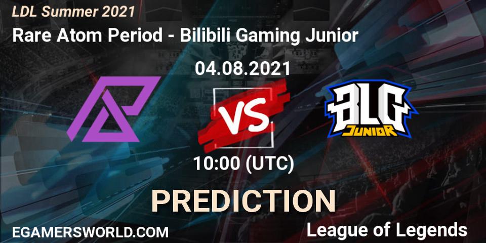 Rare Atom Period - Bilibili Gaming Junior: ennuste. 04.08.2021 at 11:30, LoL, LDL Summer 2021