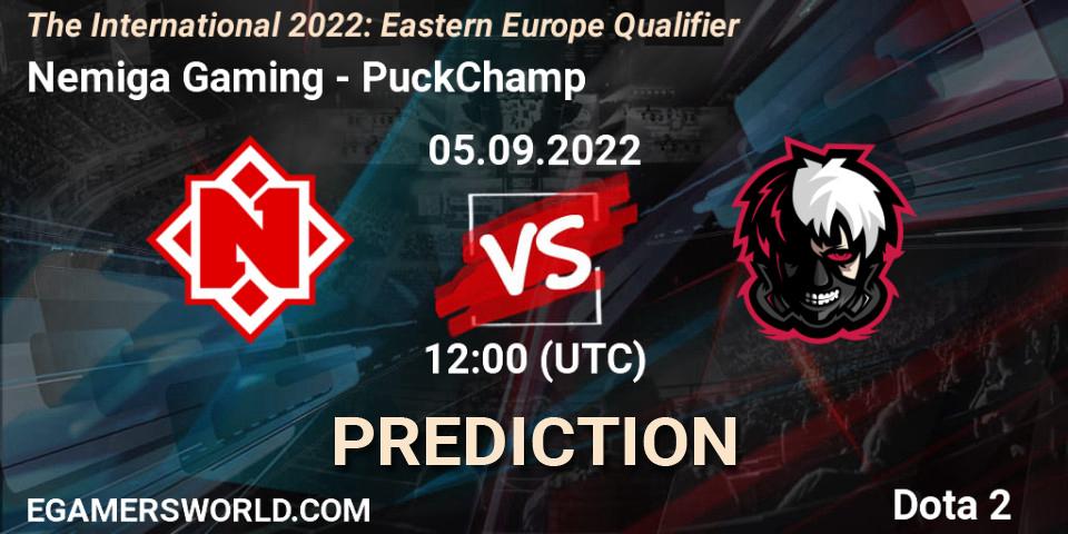 Nemiga Gaming - PuckChamp: ennuste. 05.09.22, Dota 2, The International 2022: Eastern Europe Qualifier