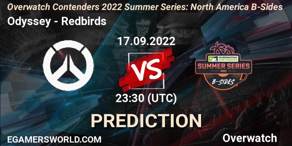 Odyssey - Redbirds: ennuste. 17.09.2022 at 23:30, Overwatch, Overwatch Contenders 2022 Summer Series: North America B-Sides