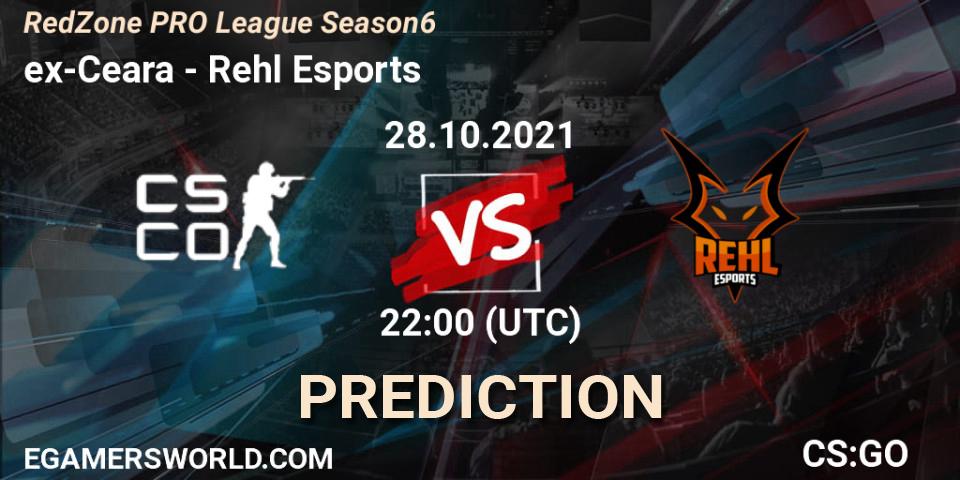 ex-Ceara - Rehl Esports: ennuste. 02.11.2021 at 21:00, Counter-Strike (CS2), RedZone PRO League Season 6