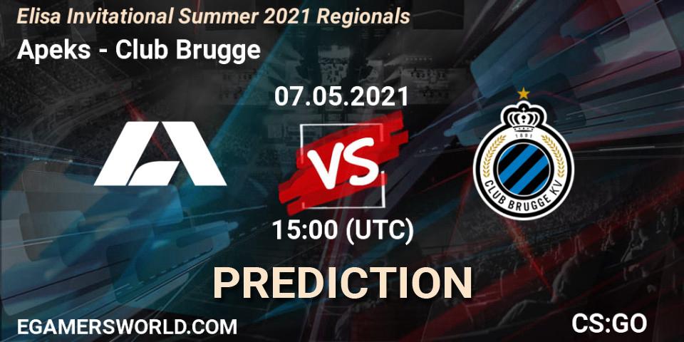 Apeks - Club Brugge: ennuste. 07.05.2021 at 15:00, Counter-Strike (CS2), Elisa Invitational Summer 2021 Regionals