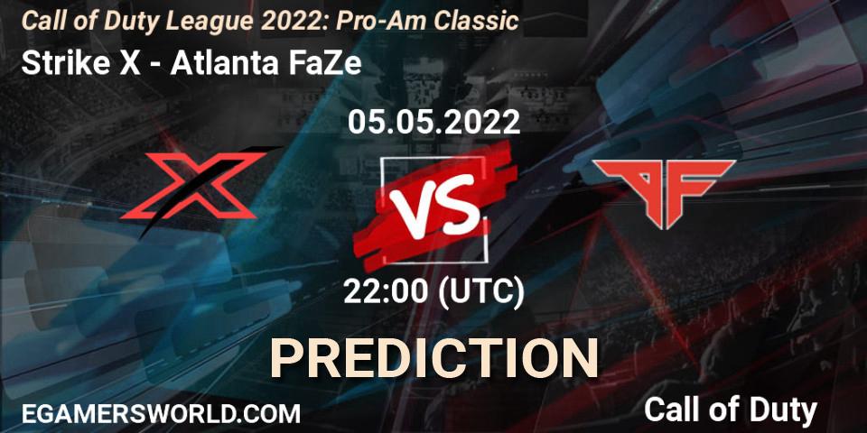 Strike X - Atlanta FaZe: ennuste. 05.05.22, Call of Duty, Call of Duty League 2022: Pro-Am Classic