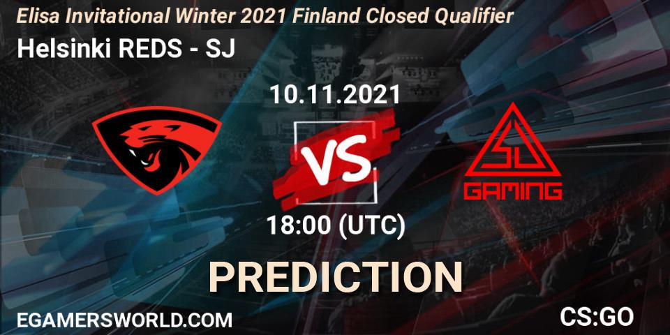 Helsinki REDS - SJ: ennuste. 10.11.21, CS2 (CS:GO), Elisa Invitational Winter 2021 Finland Closed Qualifier