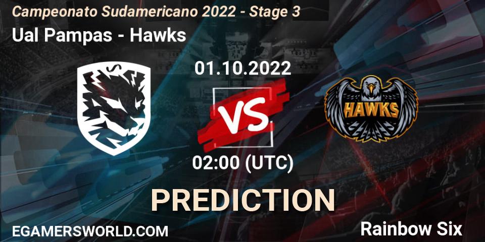 Ualá Pampas - Hawks: ennuste. 01.10.2022 at 02:00, Rainbow Six, Campeonato Sudamericano 2022 - Stage 3
